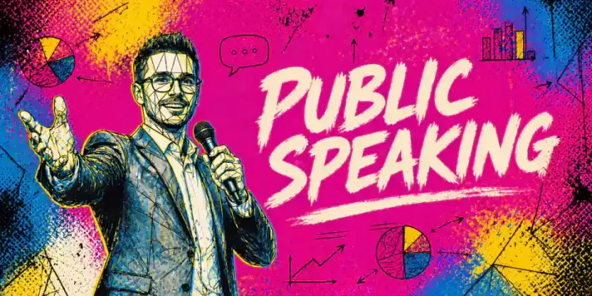 Illustrated Public Speaking banner